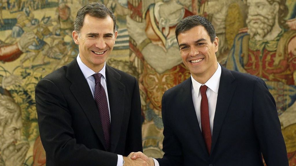 El rey da el turno a Pedro Sánchez
