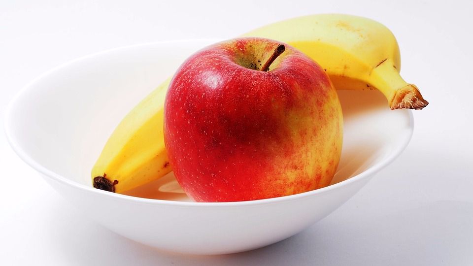 Una manzana engorda lo mismo que un plátano