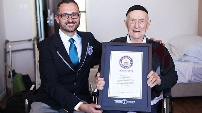 El hombre más viejo del mundo es un superviviente del Holocausto