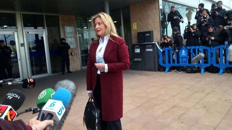 Virginia López Negrete, este jueves en Palma