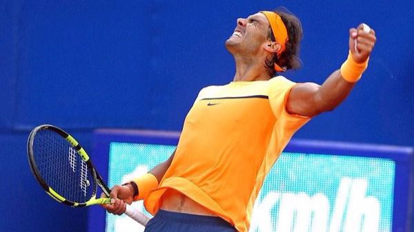 Imagen de Rafa Nadal celebrando la victoria