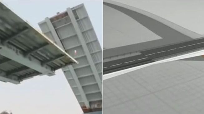 Una empresa española construye al revés un puente en Chile