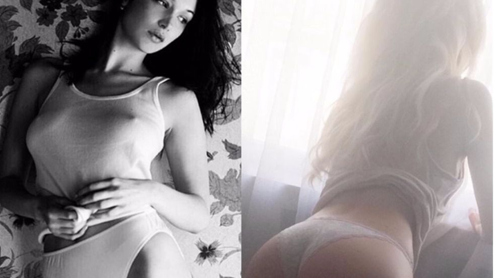 Las modelos subieron a su instagram estas fotos