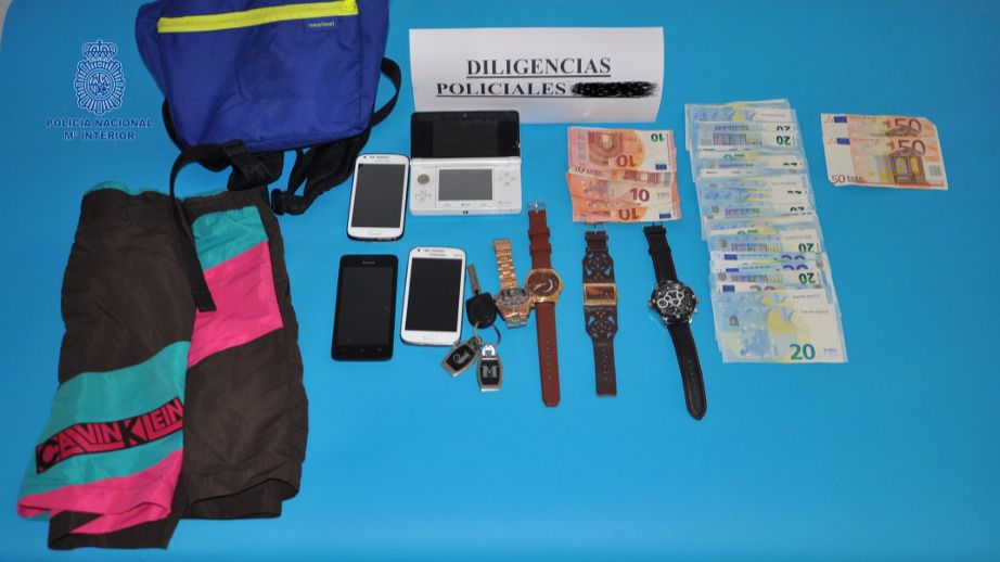 Material robado incautado por la Policía