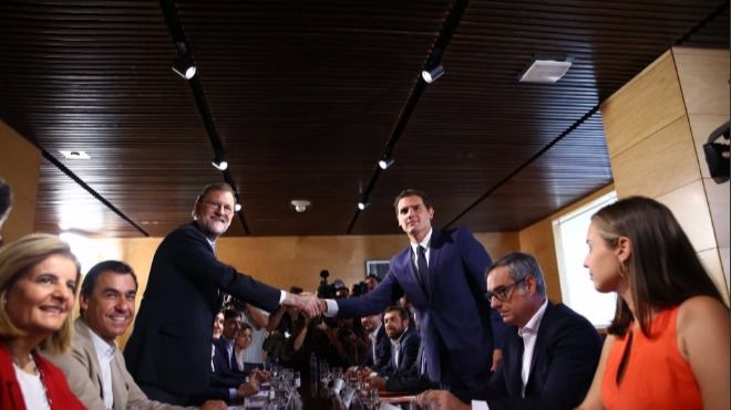 PP y Ciudadanos sellan su pacto de investidura