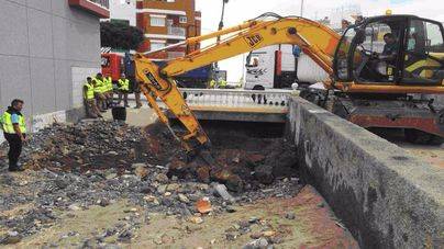 Obras hidráulicas para reparar daños del temporal de octubre