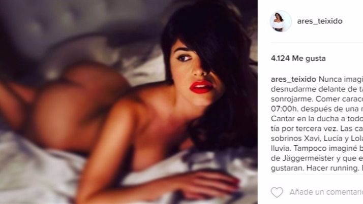 Ares Teixidó se desnuda para celebrar que se siente millonaria