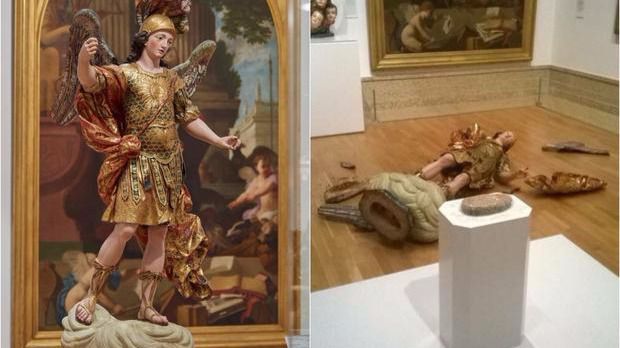 Un turista destroza una escultura del siglo XVIII al hacerse un selfie