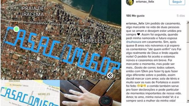 Un ‘runner’ recorre 12 km para pedirle matrimonio a su novia