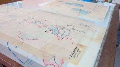 A la luz los planos de guerra originales del archivo de Negrín