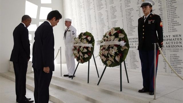 El presidente de Estados Unidos, Barack Obama, y el primer ministro de Japón, Shinzo Abe