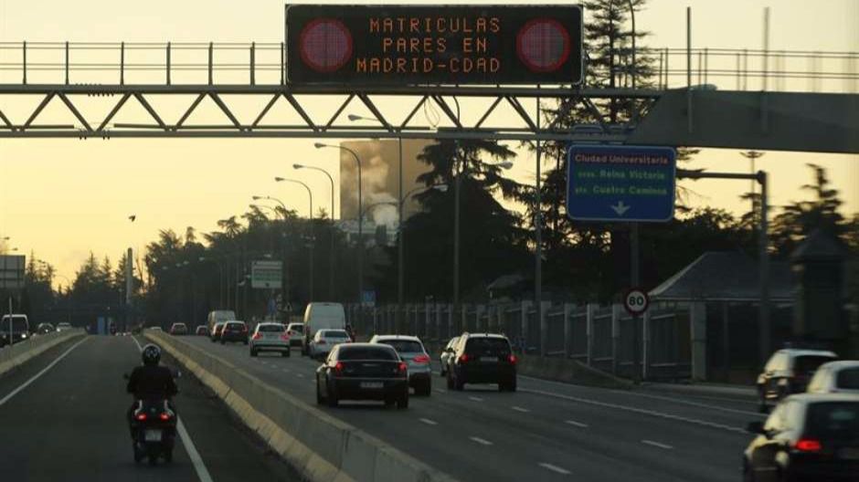 Madrid vuelve a prohibir el aparcamiento en Año Nuevo