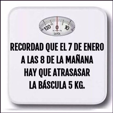 Sin miedo a la báscula