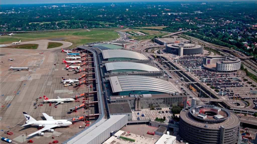 El aeropuerto de Hamburgo, situado en Alemania