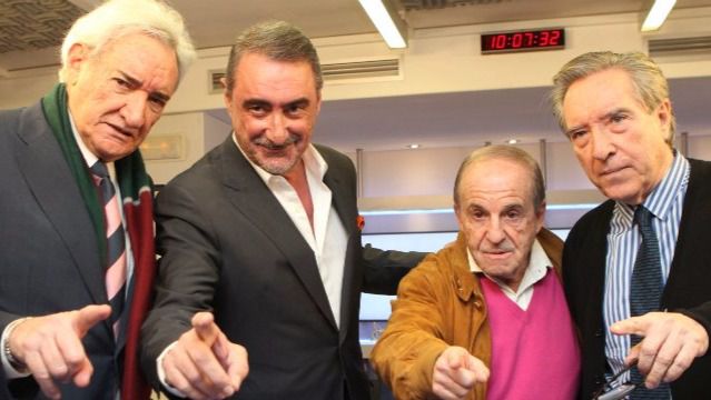 Carlos Herrera reúne a José María García, Iñaki Gabilondo y Luis del Olmo