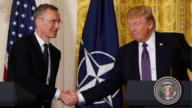 Trump recula y dice que la OTAN 'no es obsoleta'