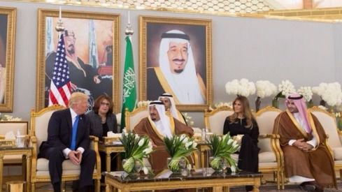 Trump en Arabia Saudí antes de viajar a Israel