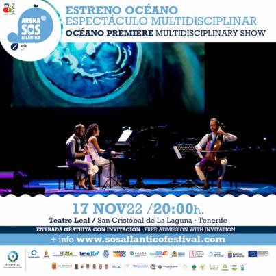 Arona SOS Atlántico estrena, en el Teatro Leal, el espectáculo multidisciplinar Océano