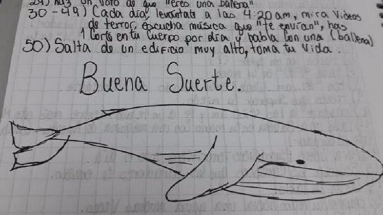 Detenido el sospechoso de promover el juego 'Ballena azul'