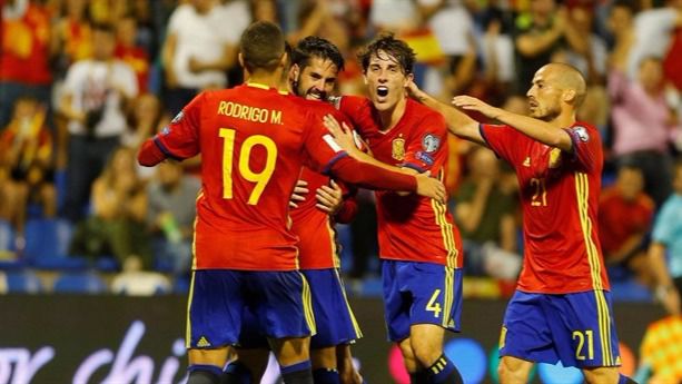 España golea a Albania y se clasifica para el Mundial