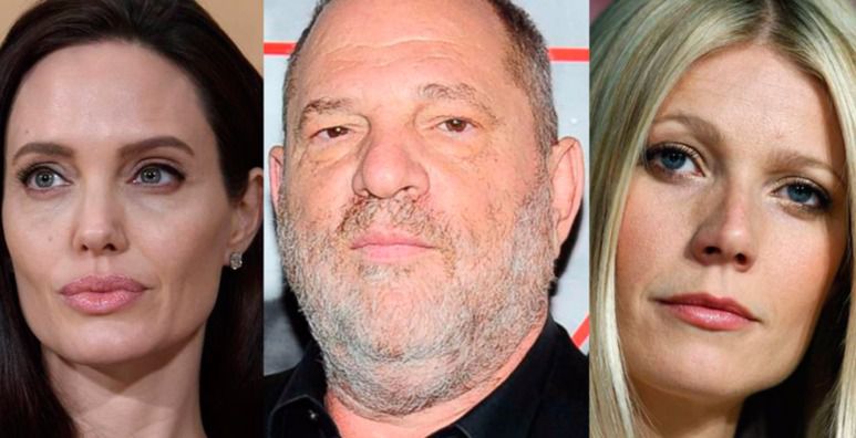 Angelina Jolie y Gwyneth Paltrow, dos de las acosadas por el productor Harvey Weinstein