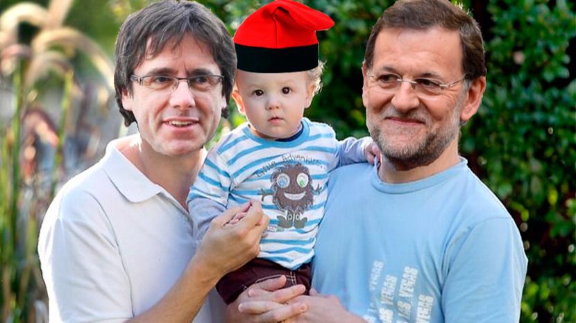 Rajoy y Puigdemont pactan la custodia compartida de Cataluña