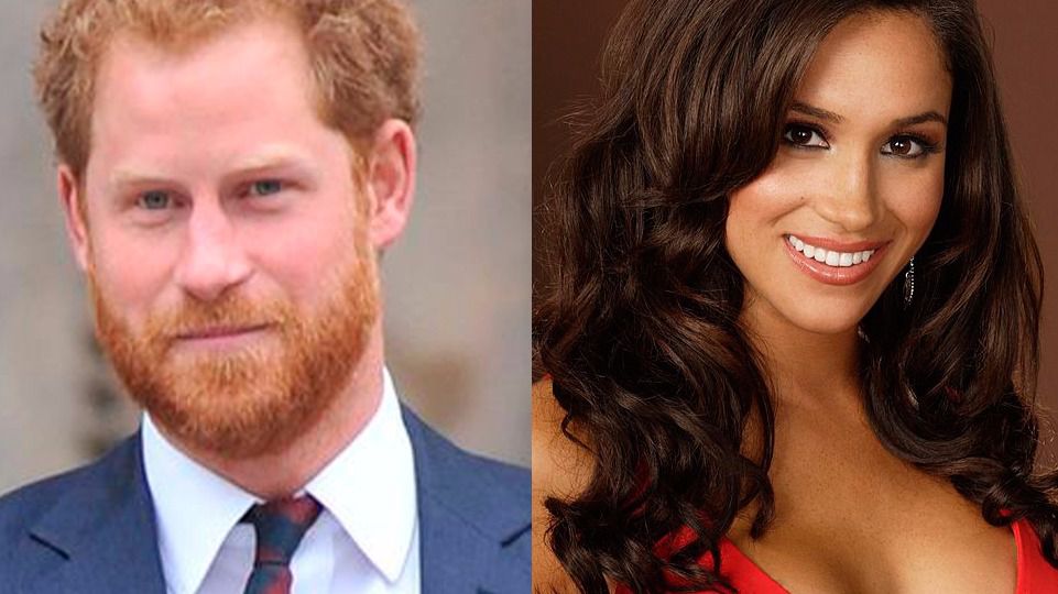 El príncipe Harry su novia Meghan Markle se casan