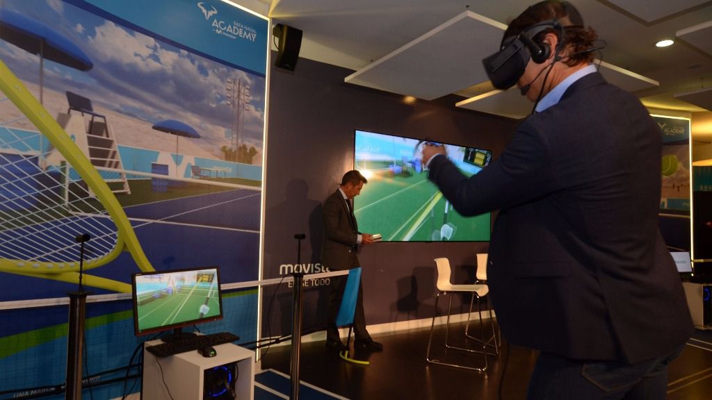 Rafa Nadal, protagonista en un juego pionero de realidad virtual
