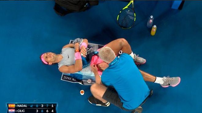 Nadal se retira del Open de Australia por lesión