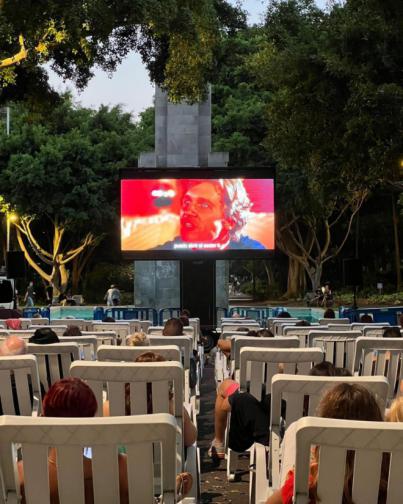 El parque García Sanabria acoge este fin de semana un ciclo de cine de verano