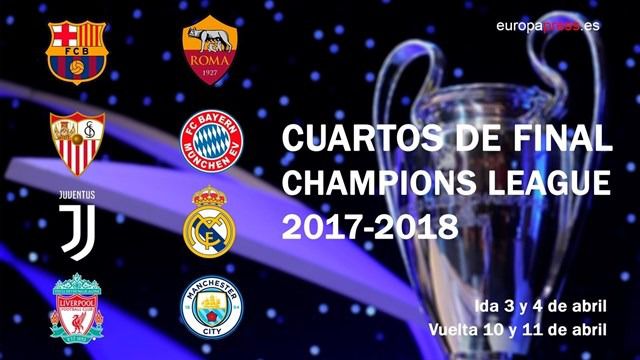 Juventus-Real Madrid y Barcelona-Roma, cuartos de la Champions