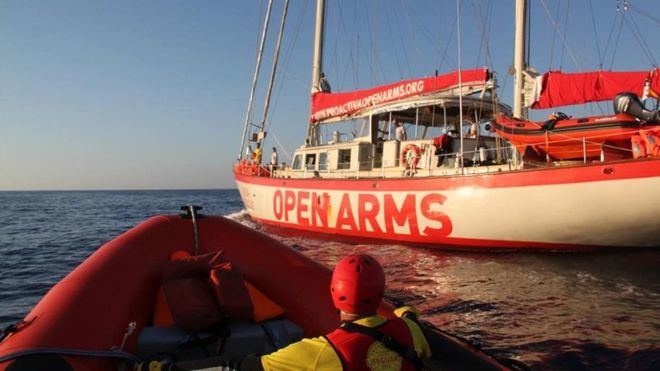Italia inmoviliza el barco de Open Arms acusado de inmigración ilegal