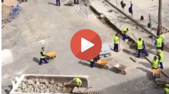 Vídeo viral. Trabajando a lo Luis Fonsi: “despacito”