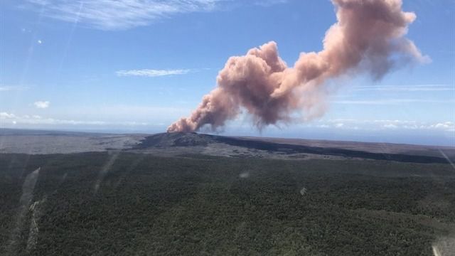 La erupción del Kilauea en Hawái obliga a evacuar a los residentes de la zona