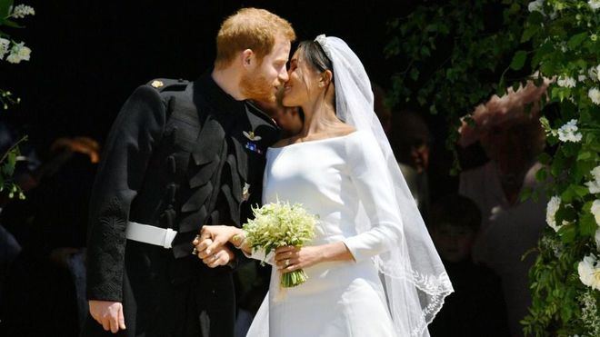 Meghan Markle y el príncipe Harry ya son marido y mujer
