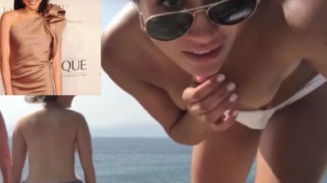 Escándalo en Inglaterra: Megan Markle en topless