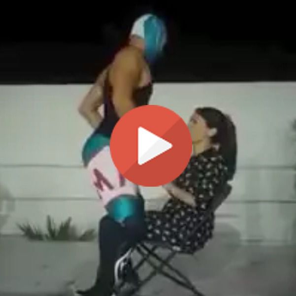 La patada voladora de un enmascarado arruina una despedida de soltera