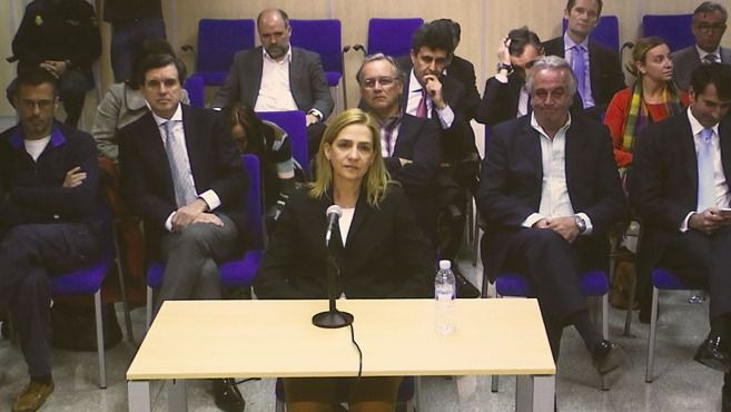 Rebajan la responsabilidad civil a la Infanta Cristina hasta los 136.950 euros