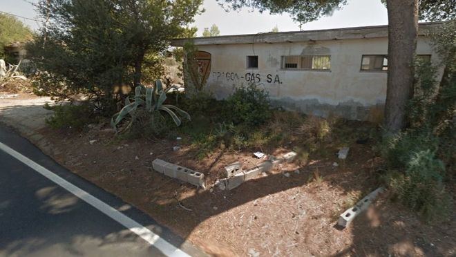 Lugar de la agresión en el Camí de la Milana de Palma