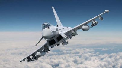 Defensa investiga el disparo accidental de un misil desde un Eurofighter