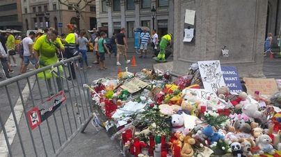 Actos de homenaje a las víctimas en el aniversario de los atentados de Barcelona y Cambrils