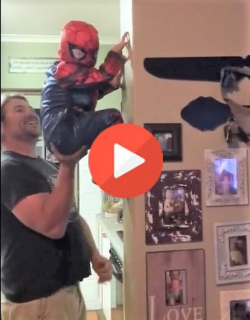 Este niño es un fenómeno de Marvel, el mejor Spiderman visto en años