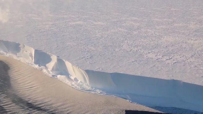 Un zumbido anticipa cambios en la plataforma de hielo antártica