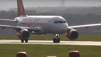 Aterrizaje de emergencia en Palma: un ave deja inutilizado a un avión de EasyJet que iba a Londres