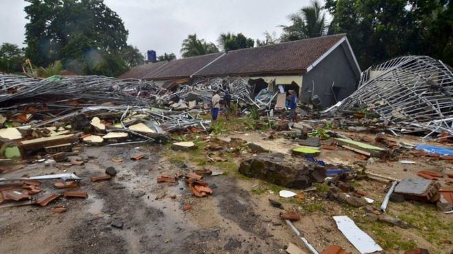 Impactantes imágenes del Tsunami de Sonda y sus consecuencias en Indonesia