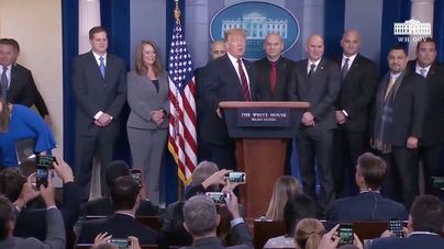 Trump pide apoyo a la nación para construir el muro con Méjico