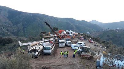 El rescate de Julen avanza: a cinco metros de iniciar la perforación de los mineros