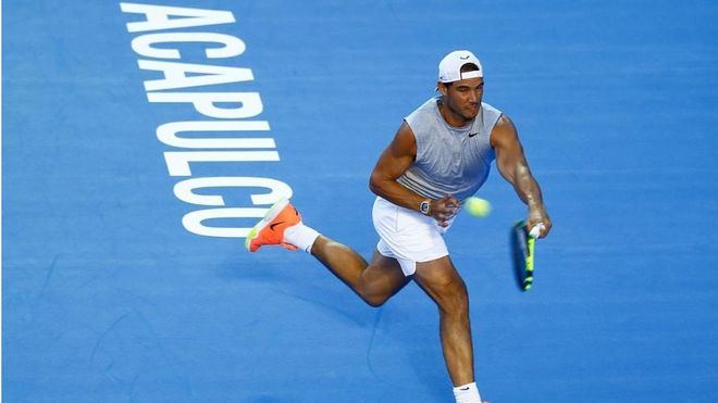 Nadal reaparece este martes en Acapulco tras caer en la final de Australia