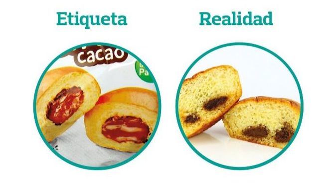 OCU denuncia la “exagerada manipulación” de la imagen de algunos alimentos