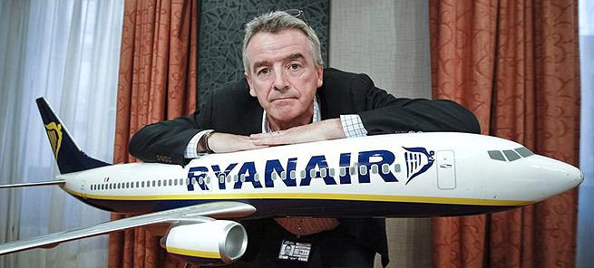 Ryanair es la aerolínea europea que más contamina